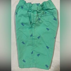 1989 Place Green Shark Print Kids Shorts